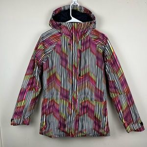 Burton Multicolor Striped Ski Jacket